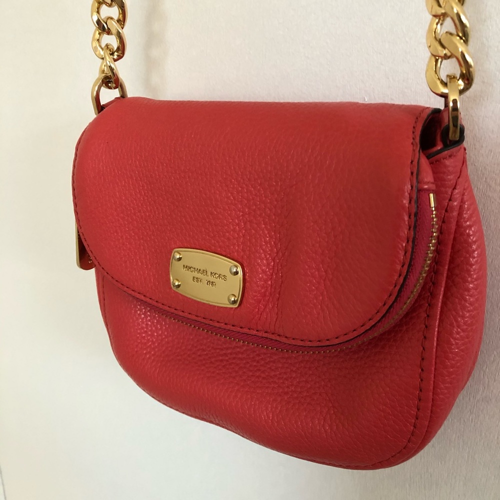 Michael Kors Pink Bedford Flap Crossbody